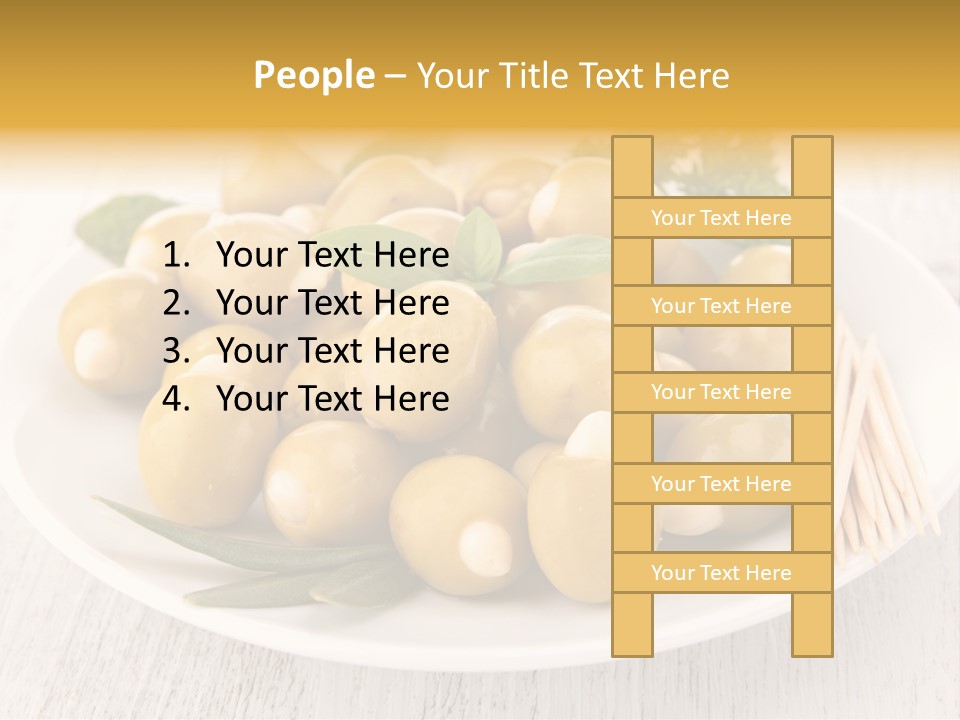 Condiment Cook Branch PowerPoint Template