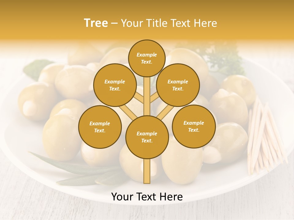 Condiment Cook Branch PowerPoint Template