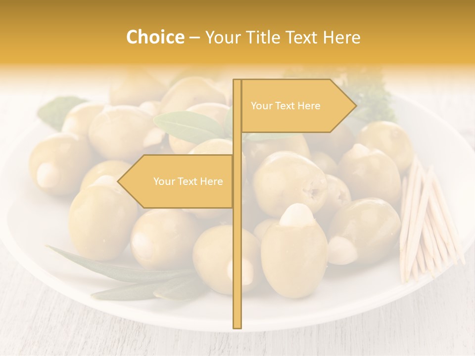 Condiment Cook Branch PowerPoint Template