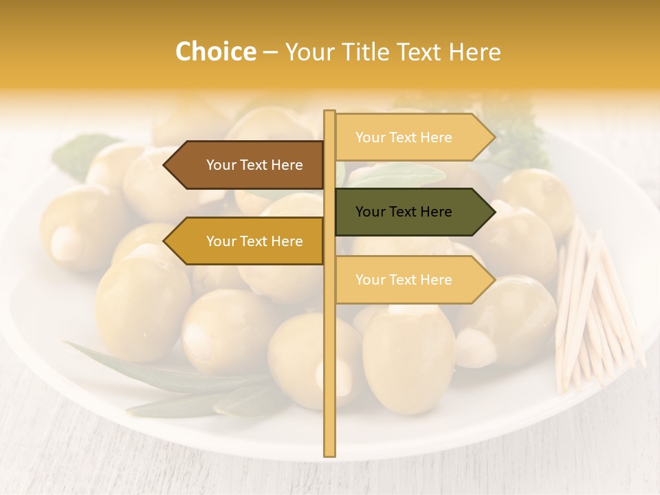 Condiment Cook Branch PowerPoint Template