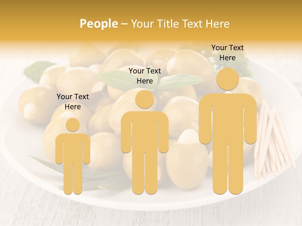 Condiment Cook Branch PowerPoint Template