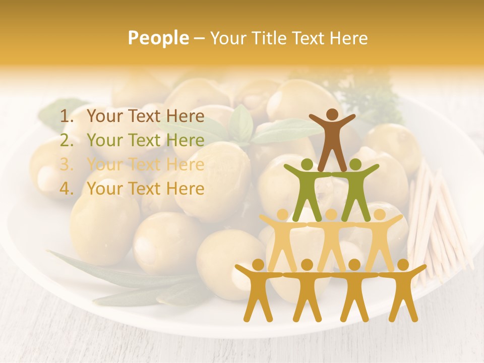 Condiment Cook Branch PowerPoint Template