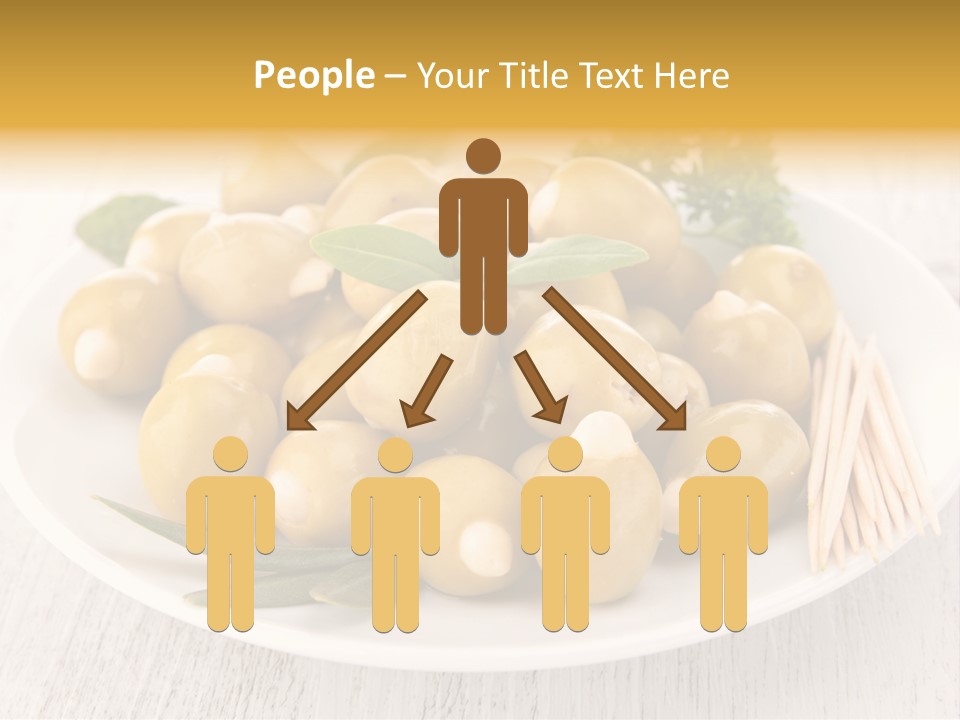 Condiment Cook Branch PowerPoint Template