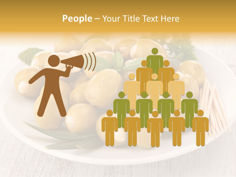 Condiment Cook Branch PowerPoint Template