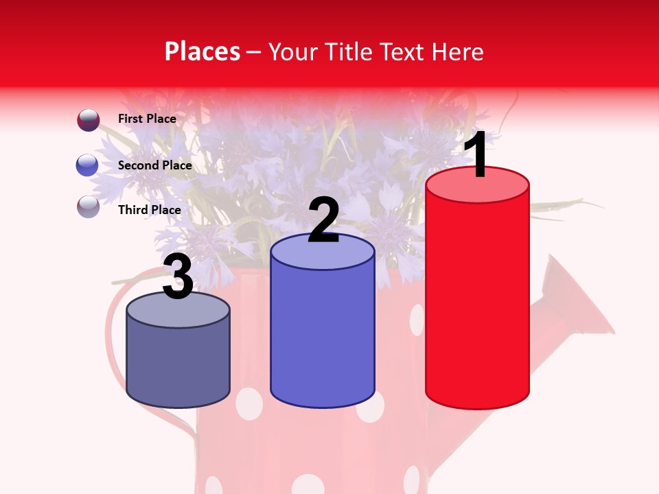 White Background Corn PowerPoint Template