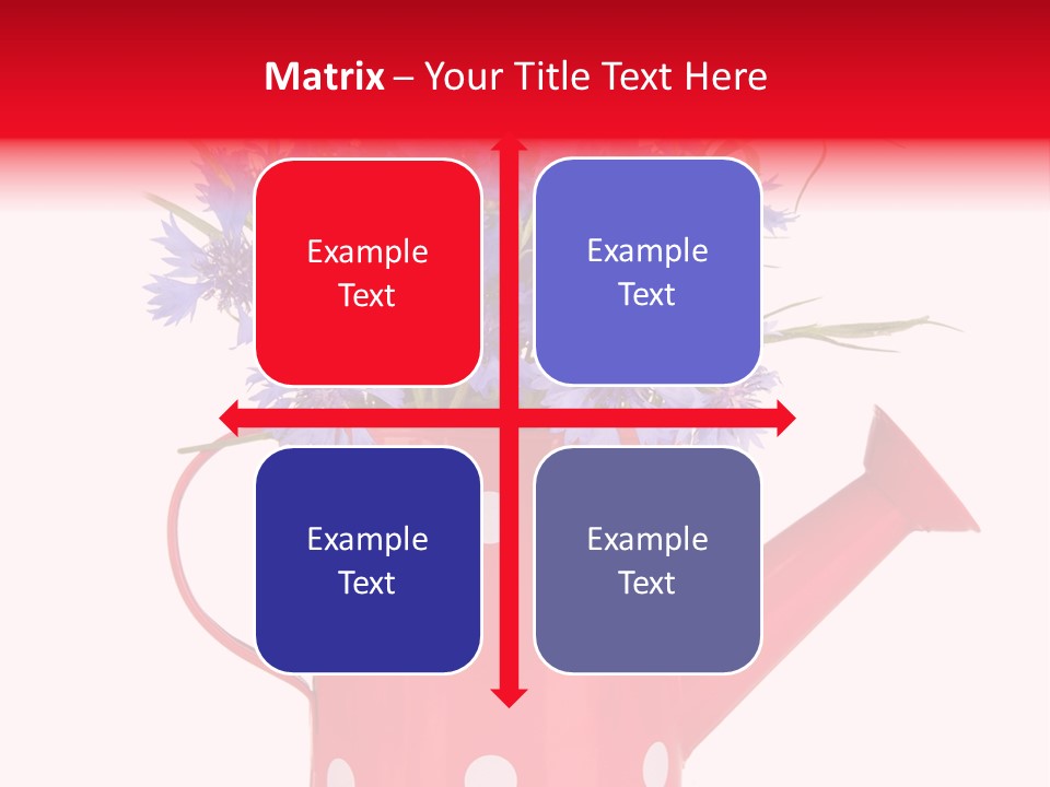 White Background Corn PowerPoint Template