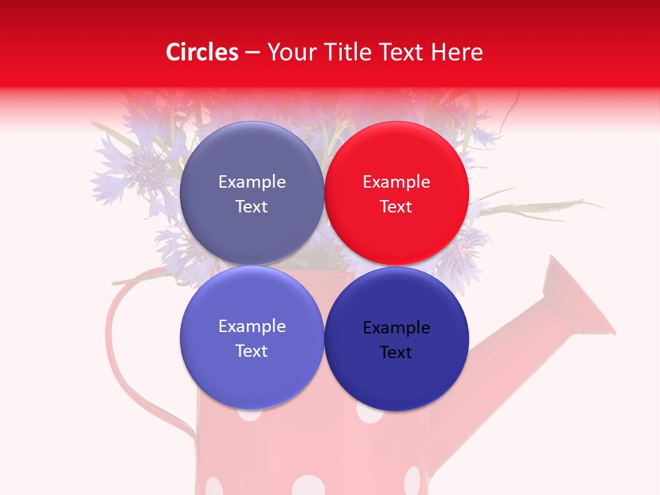 White Background Corn PowerPoint Template