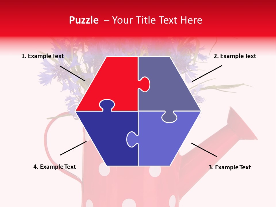 White Background Corn PowerPoint Template