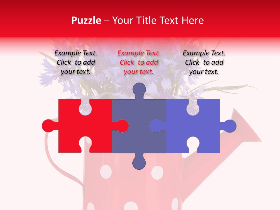 White Background Corn PowerPoint Template