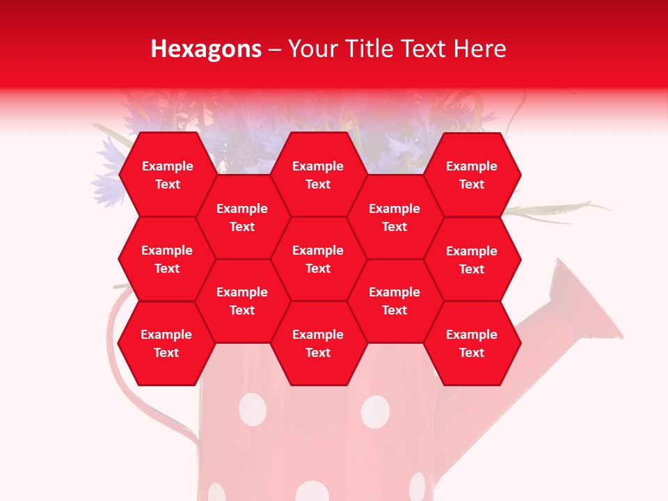 White Background Corn PowerPoint Template