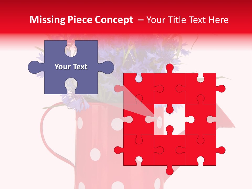 White Background Corn PowerPoint Template