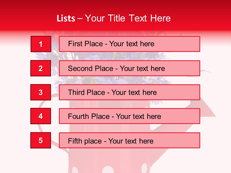 White Background Corn PowerPoint Template