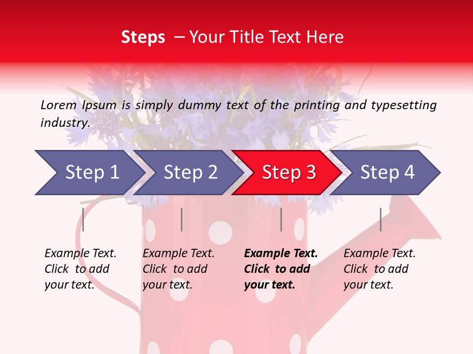 White Background Corn PowerPoint Template
