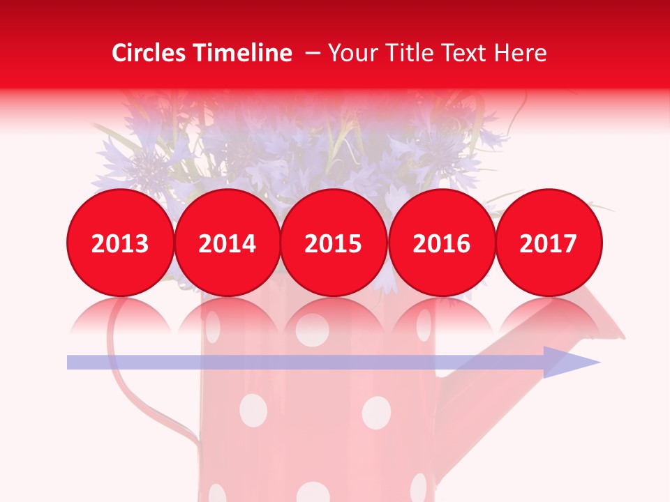 White Background Corn PowerPoint Template