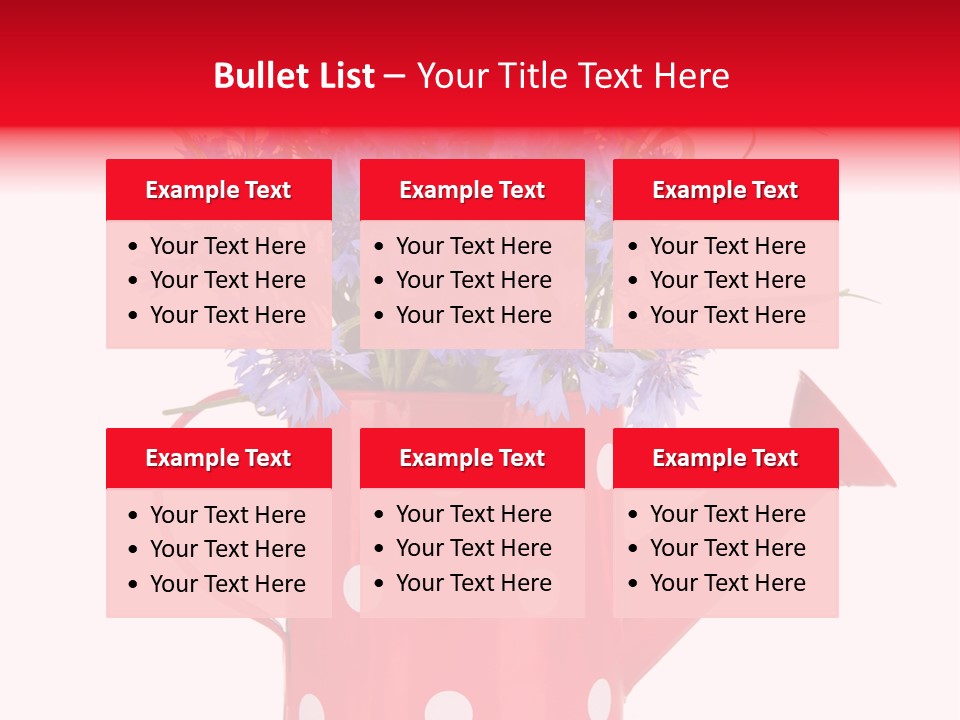 White Background Corn PowerPoint Template