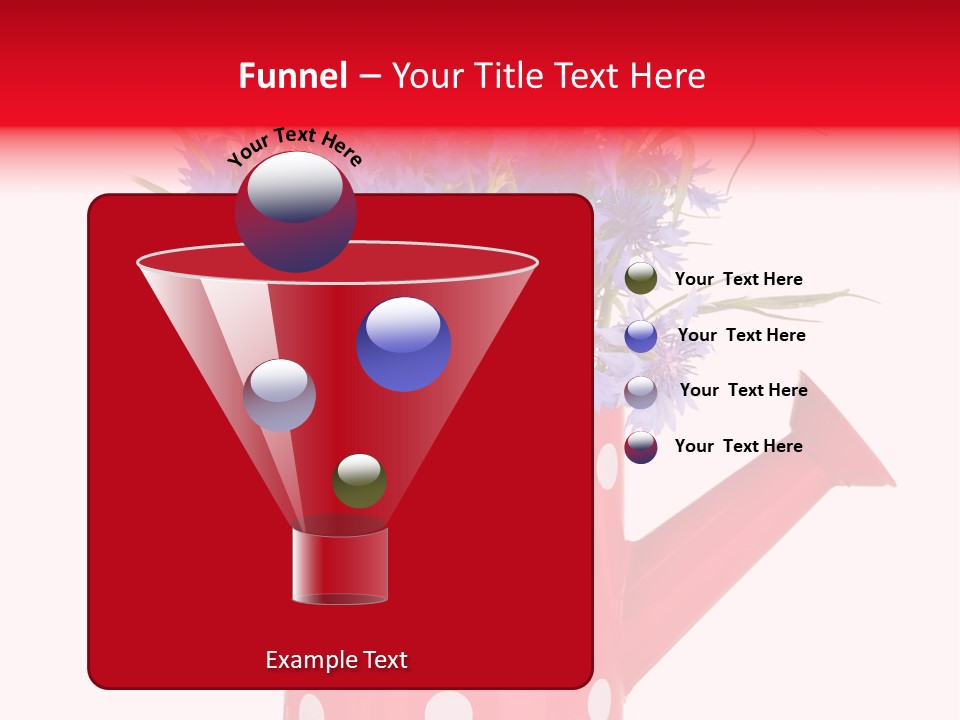 White Background Corn PowerPoint Template