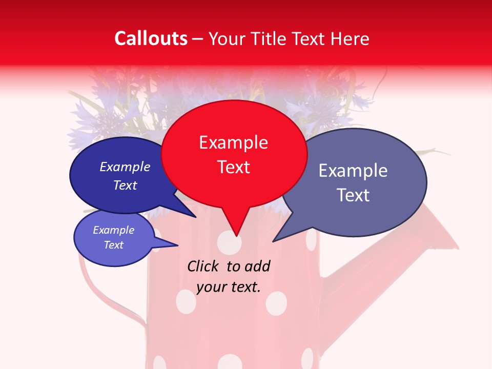 White Background Corn PowerPoint Template