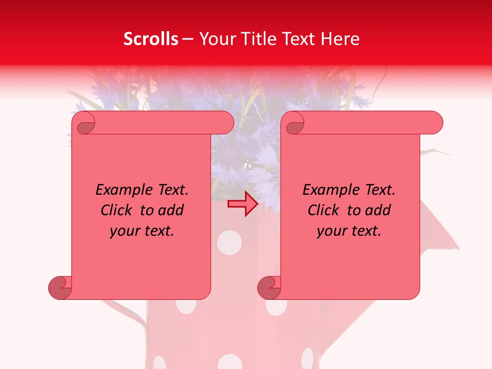 White Background Corn PowerPoint Template