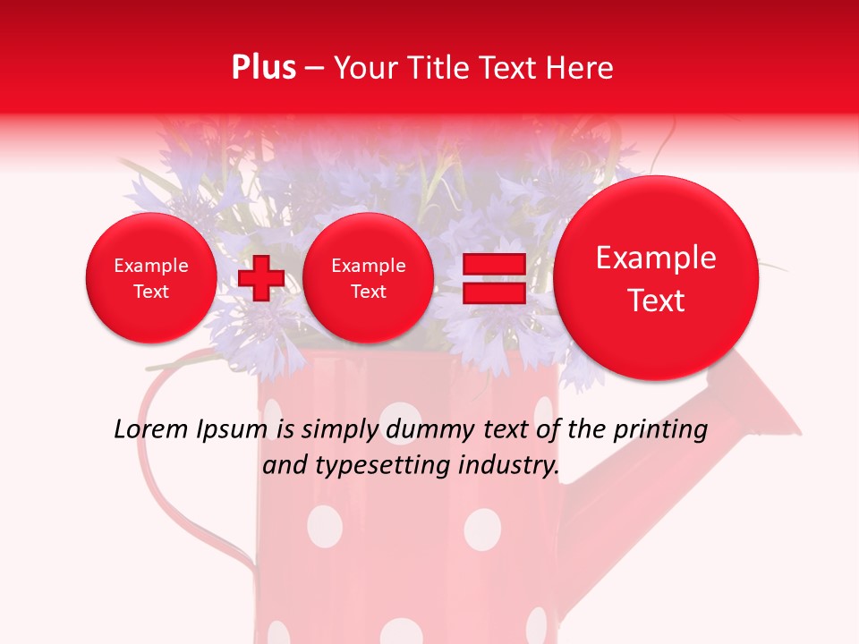 White Background Corn PowerPoint Template