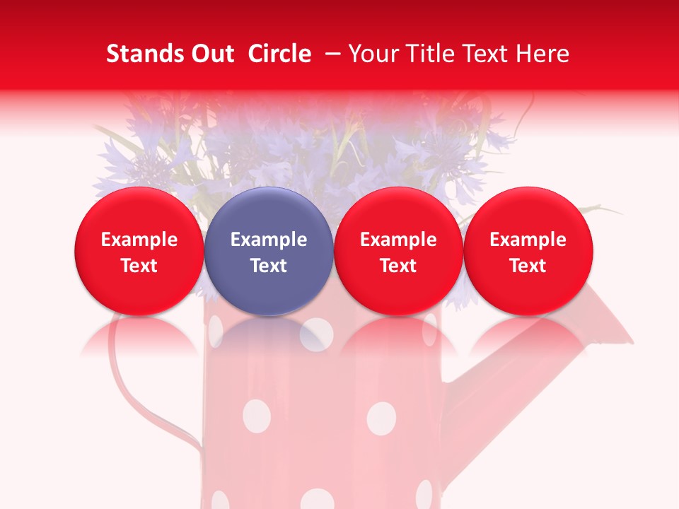 White Background Corn PowerPoint Template