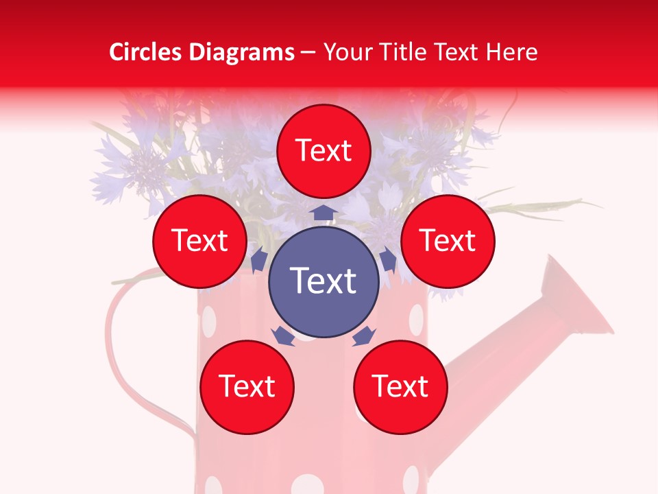 White Background Corn PowerPoint Template