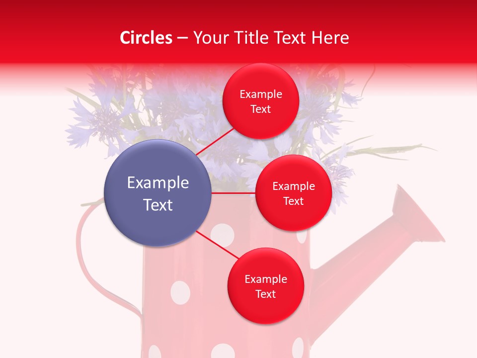 White Background Corn PowerPoint Template