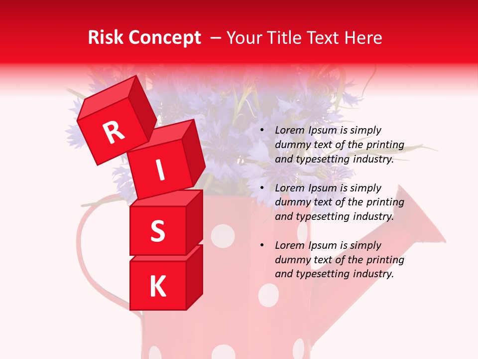 White Background Corn PowerPoint Template