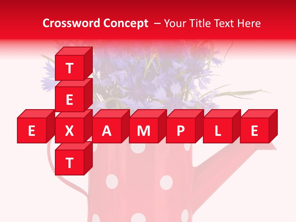 White Background Corn PowerPoint Template