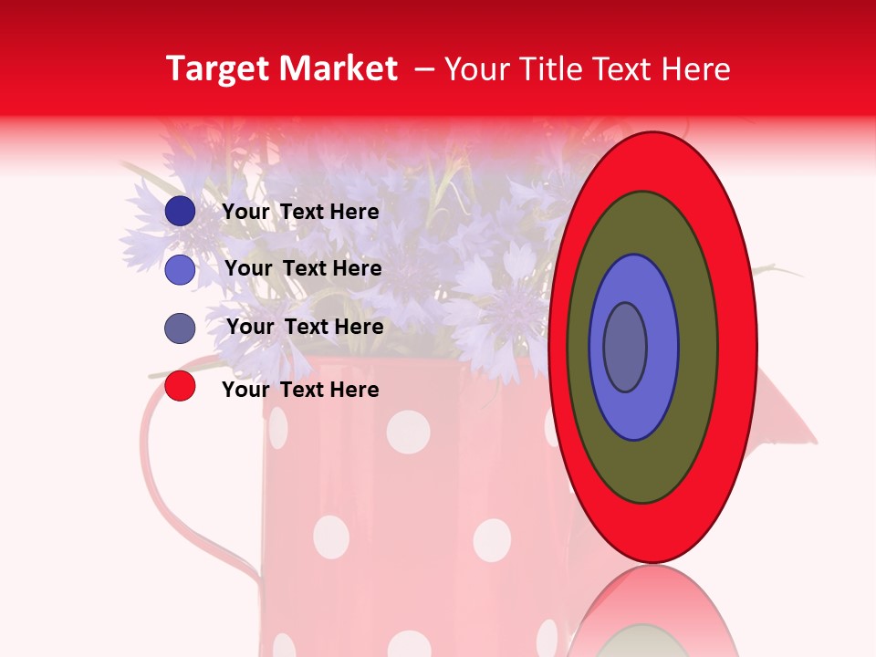 White Background Corn PowerPoint Template