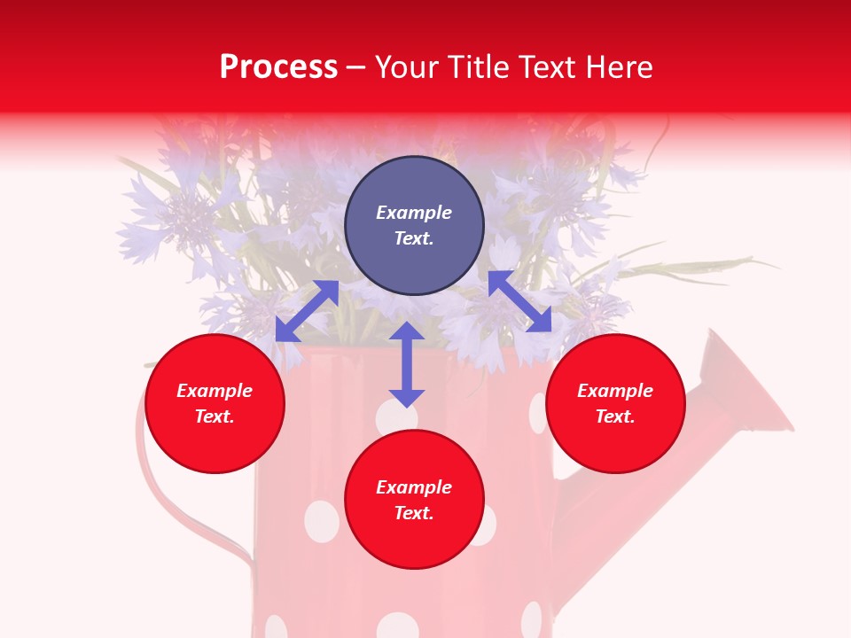 White Background Corn PowerPoint Template