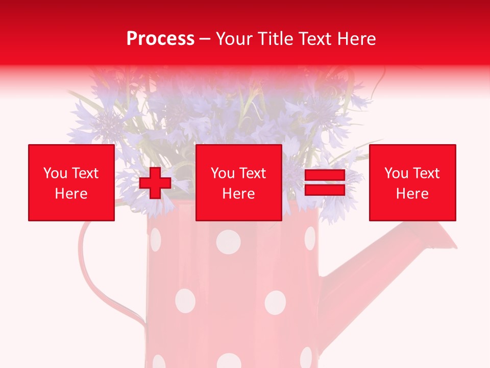 White Background Corn PowerPoint Template