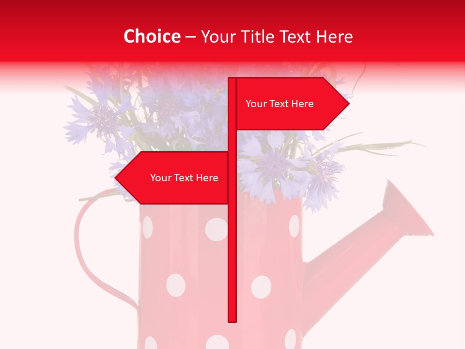 White Background Corn PowerPoint Template