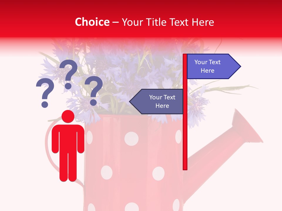 White Background Corn PowerPoint Template