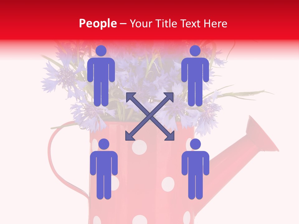 White Background Corn PowerPoint Template