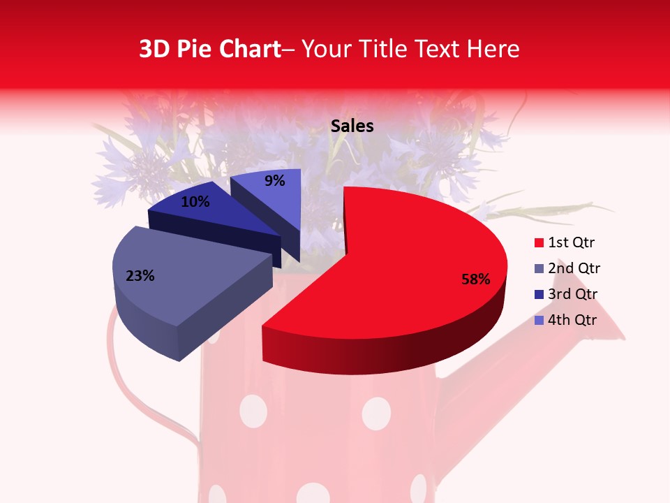 White Background Corn PowerPoint Template