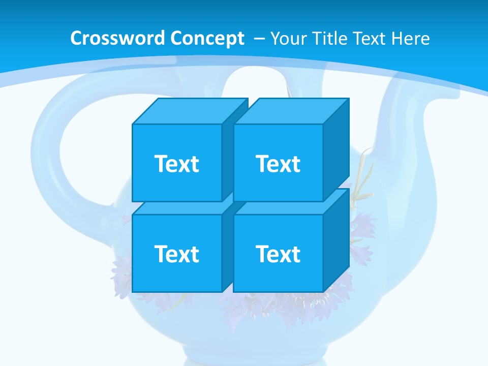 Head Stidio Flowers PowerPoint Template