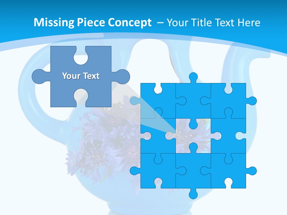 Head Stidio Flowers PowerPoint Template