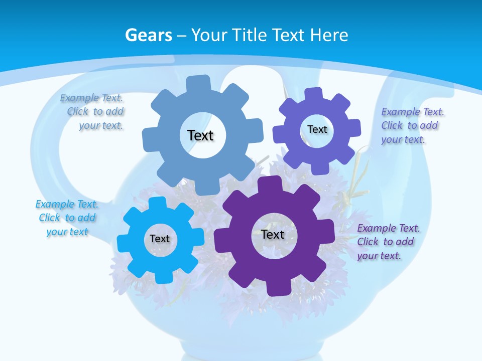 Head Stidio Flowers PowerPoint Template