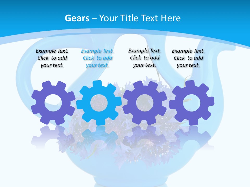 Head Stidio Flowers PowerPoint Template