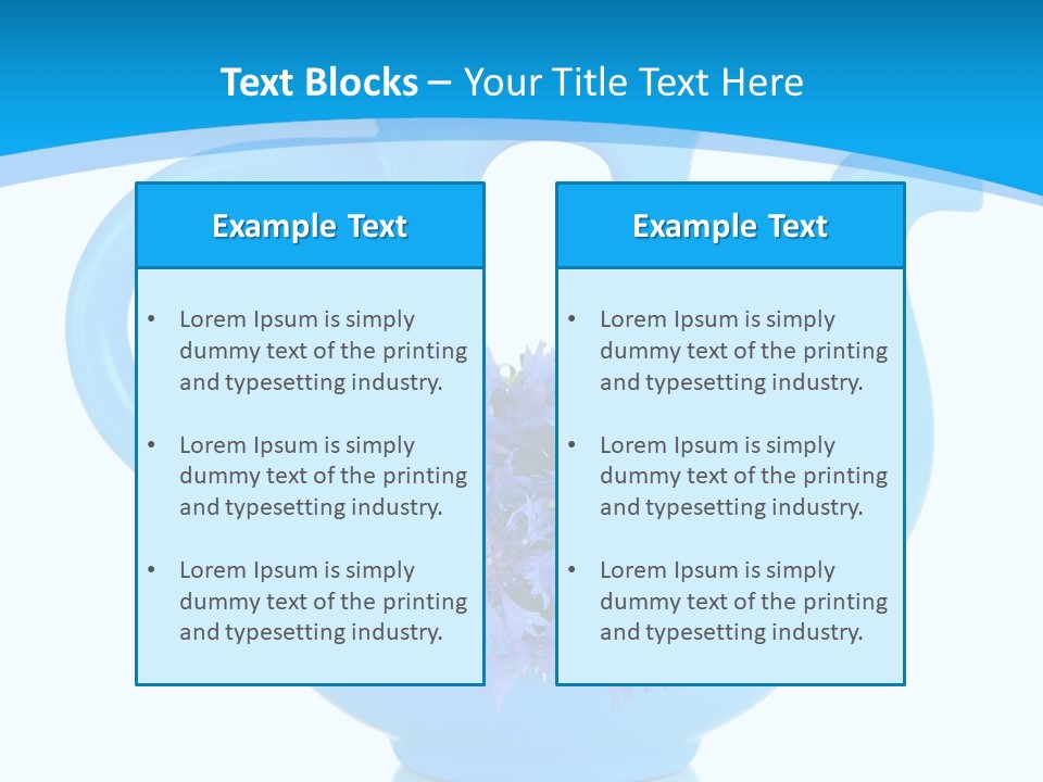 Head Stidio Flowers PowerPoint Template