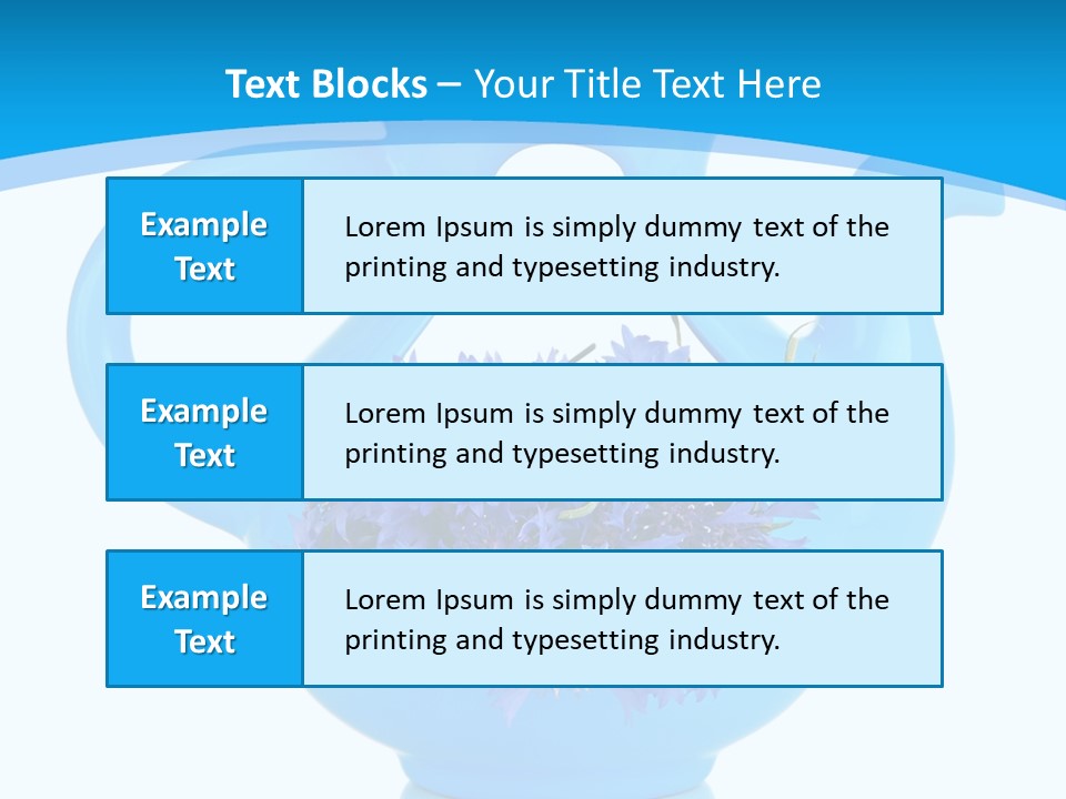 Head Stidio Flowers PowerPoint Template
