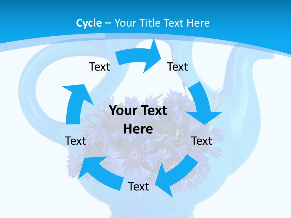 Head Stidio Flowers PowerPoint Template