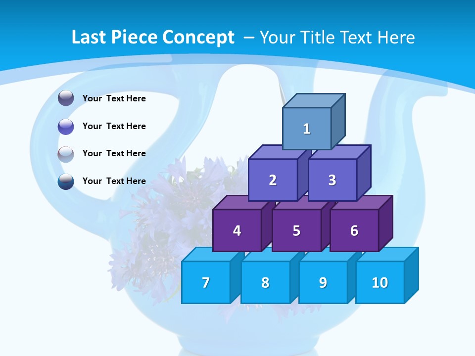 Head Stidio Flowers PowerPoint Template