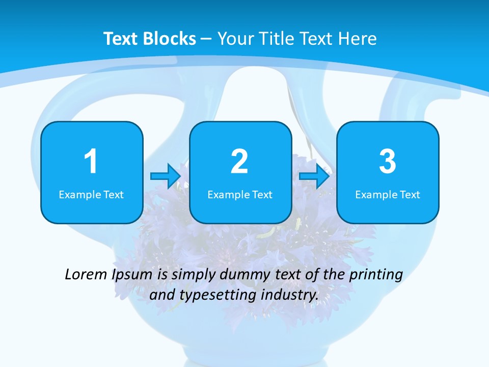 Head Stidio Flowers PowerPoint Template