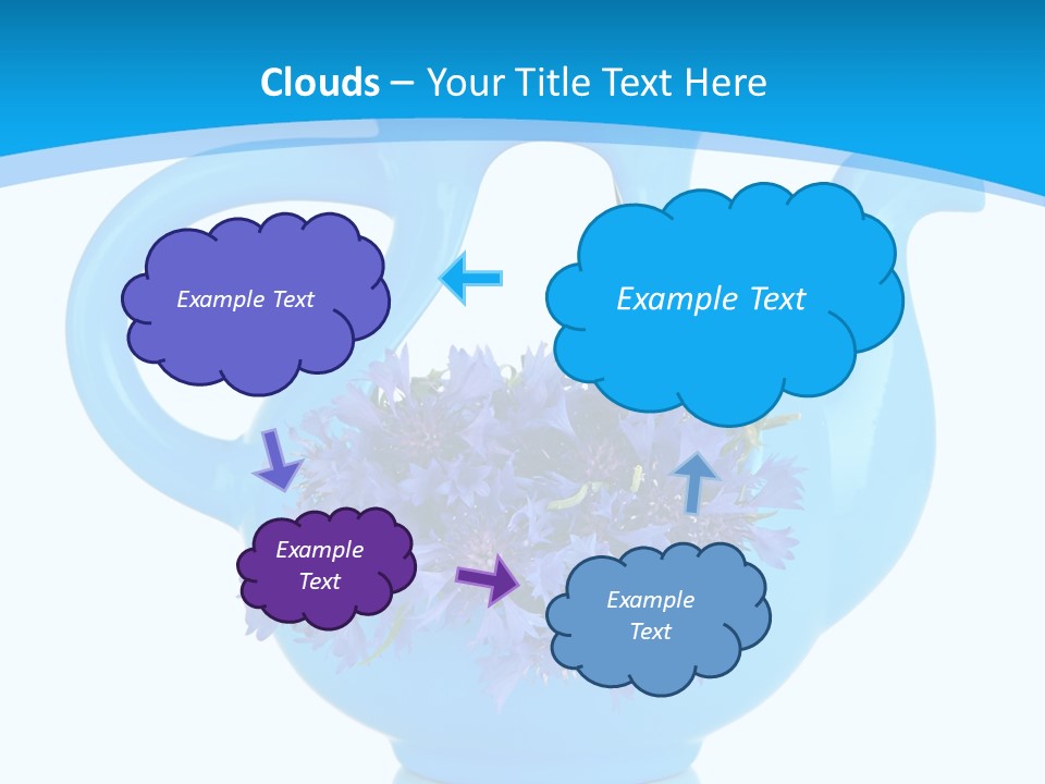 Head Stidio Flowers PowerPoint Template
