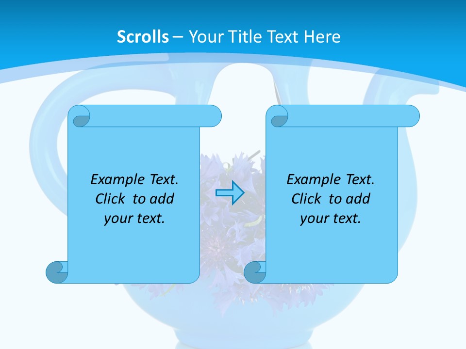 Head Stidio Flowers PowerPoint Template