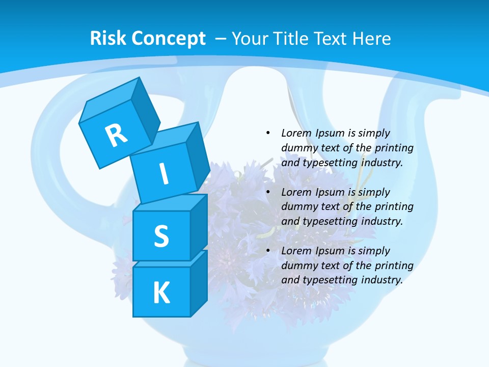 Head Stidio Flowers PowerPoint Template