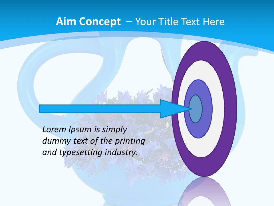 Head Stidio Flowers PowerPoint Template