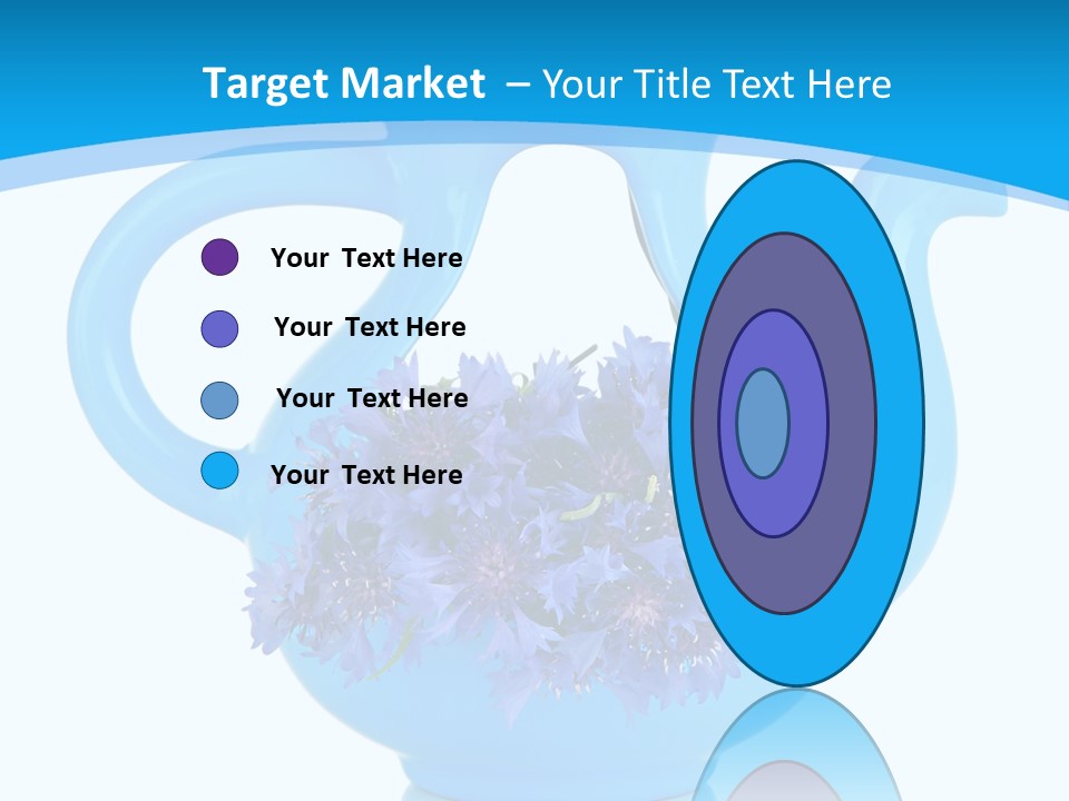 Head Stidio Flowers PowerPoint Template