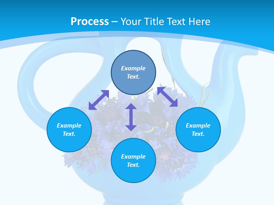 Head Stidio Flowers PowerPoint Template